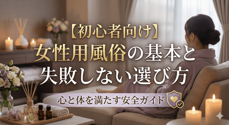 【初心者向け】女性用風俗の基本と失敗しない選び方｜心と体を満たす安全ガイド